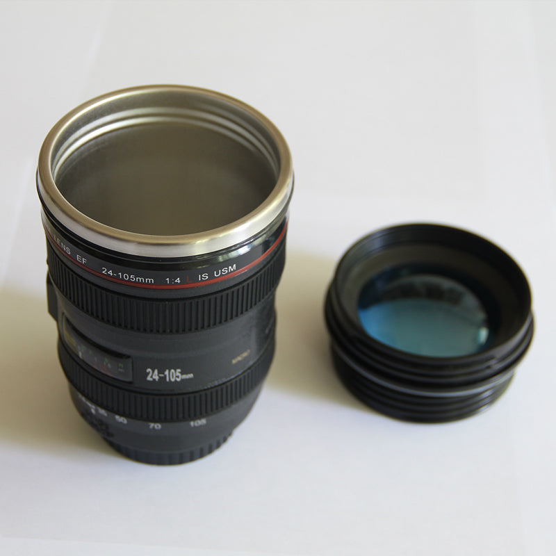 Camera Lens Inspired Insulated Cup Coffee Mug | Karnz