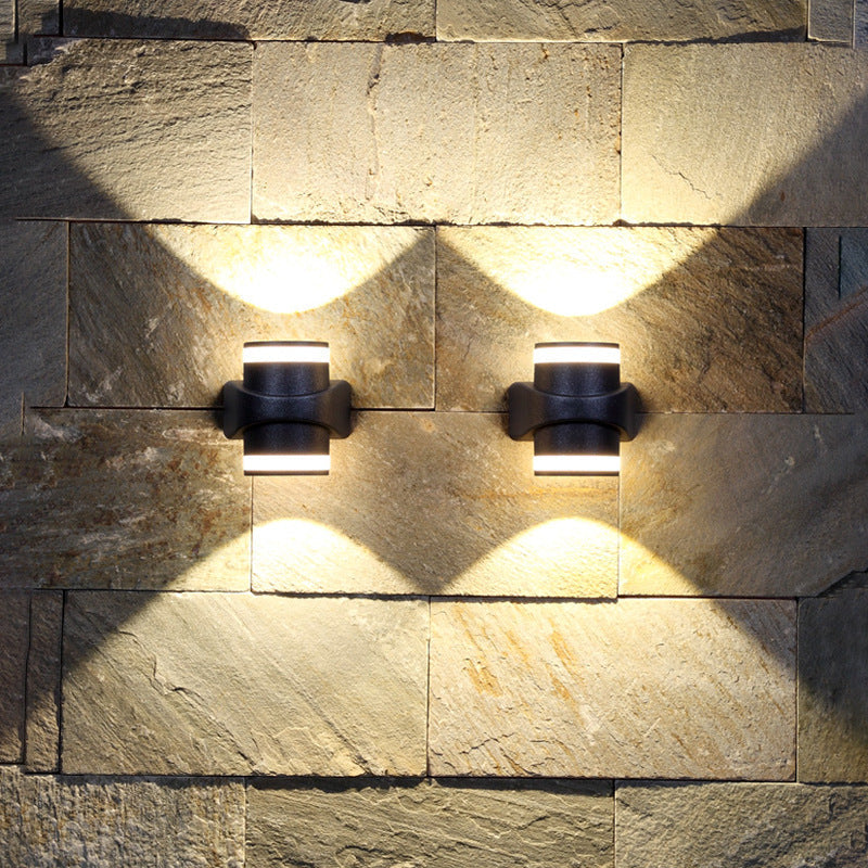 Modern Cylindrical Die-Cast Aluminum LED Waterproof Outdoor Garden Wall Light | Kalsten