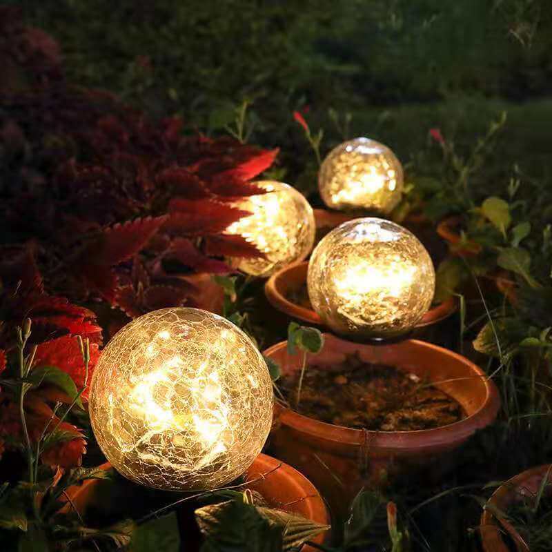 Solar Modern Minimalist Glass Floor Decoration LED Outdoor Landscape Light | Kalsten
