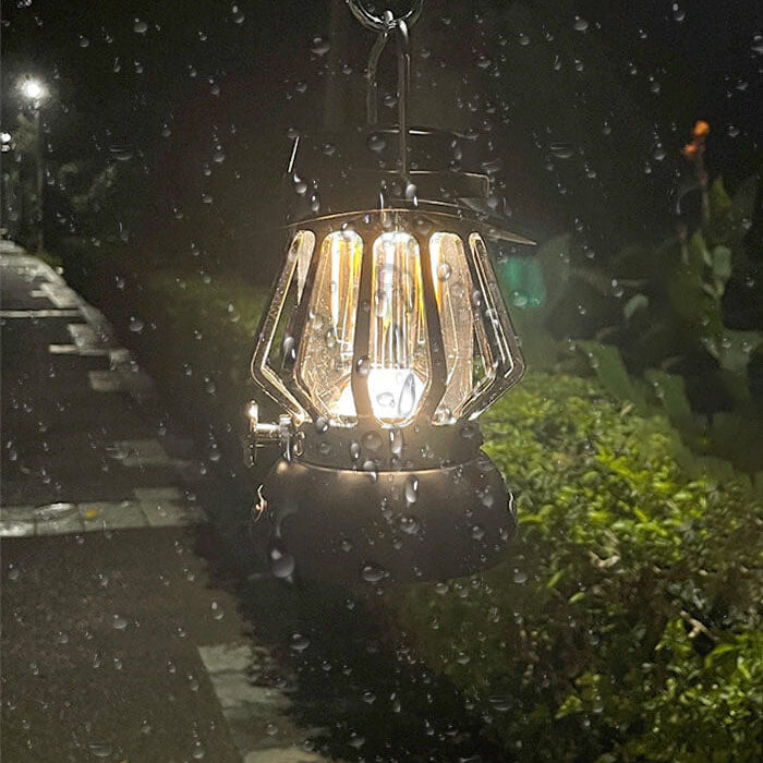 Modern Handheld Metal Texture Camping LED Outdoor Light | Kalsten