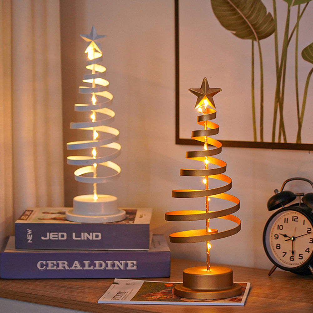 Table Lamp with LED Lights and Metal Tree | Kalsten