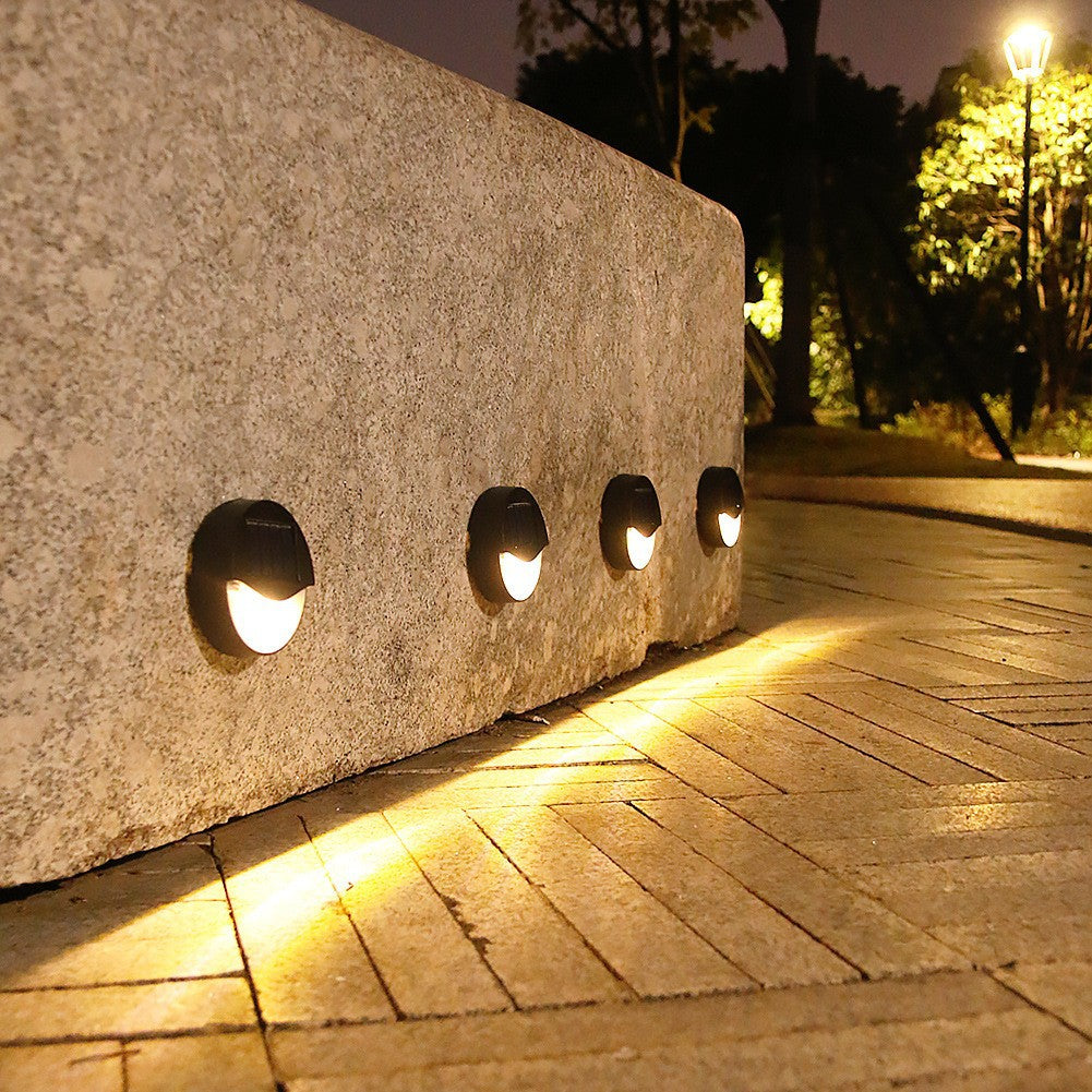 Outdoor Solar Round Square LED Waterproof Patio Step Light | Kalsten