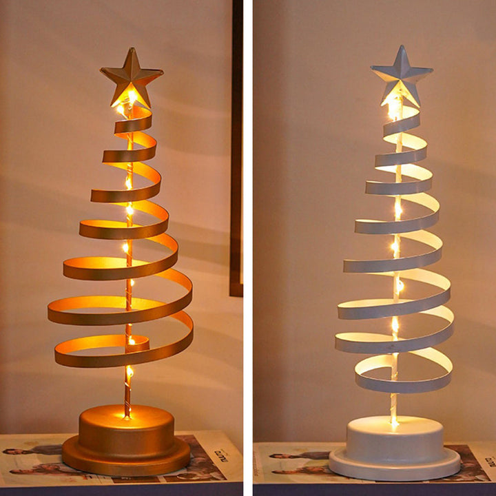 Table Lamp with LED Lights and Metal Tree | Kalsten