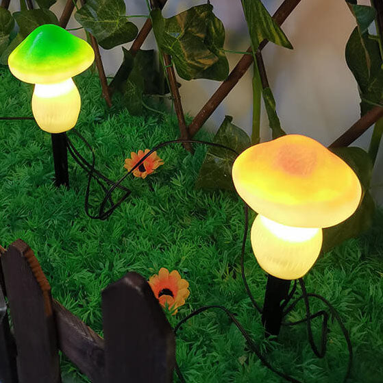 Solar Outdoor Mushroom Shape LED Garden Lawn Ground Insert Landscape Light | Kalsten