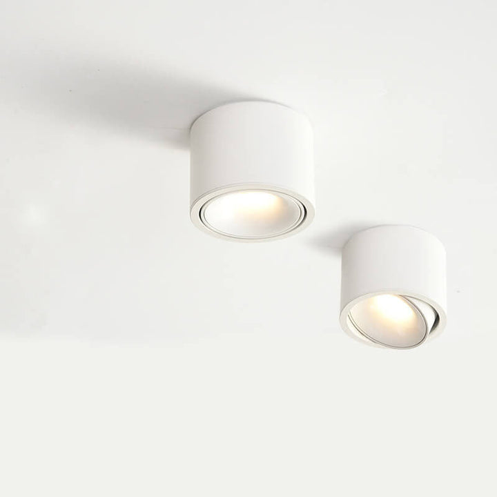 Flush Mount Ceiling Light Aluminum 3.7 in Small 12W Modern Hallway Bedroom Living Room LED Fixture | Kalsten