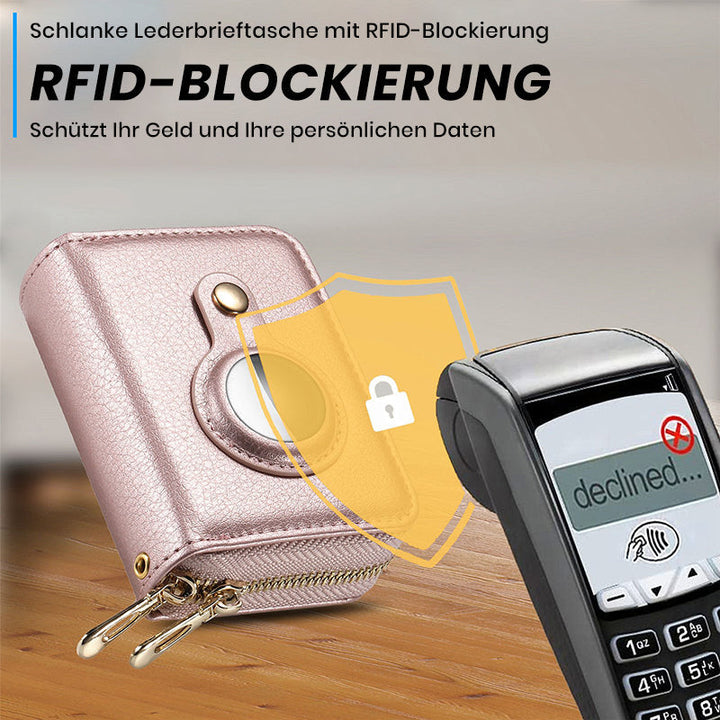 Kalsten | Intelligent AirTag-Zip RFID Leather Wallet