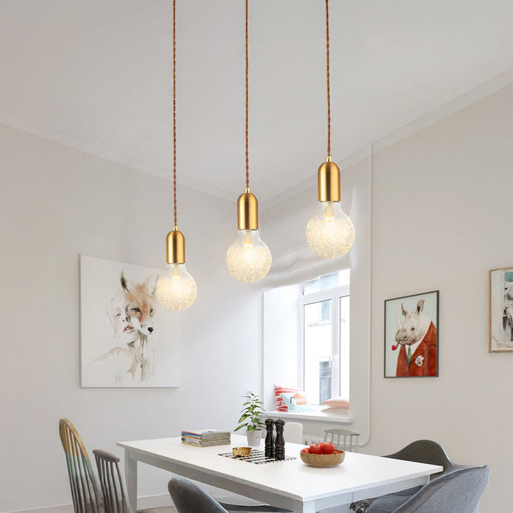 Modern LED Glass Pendant Lights For Living Room | Kalsten