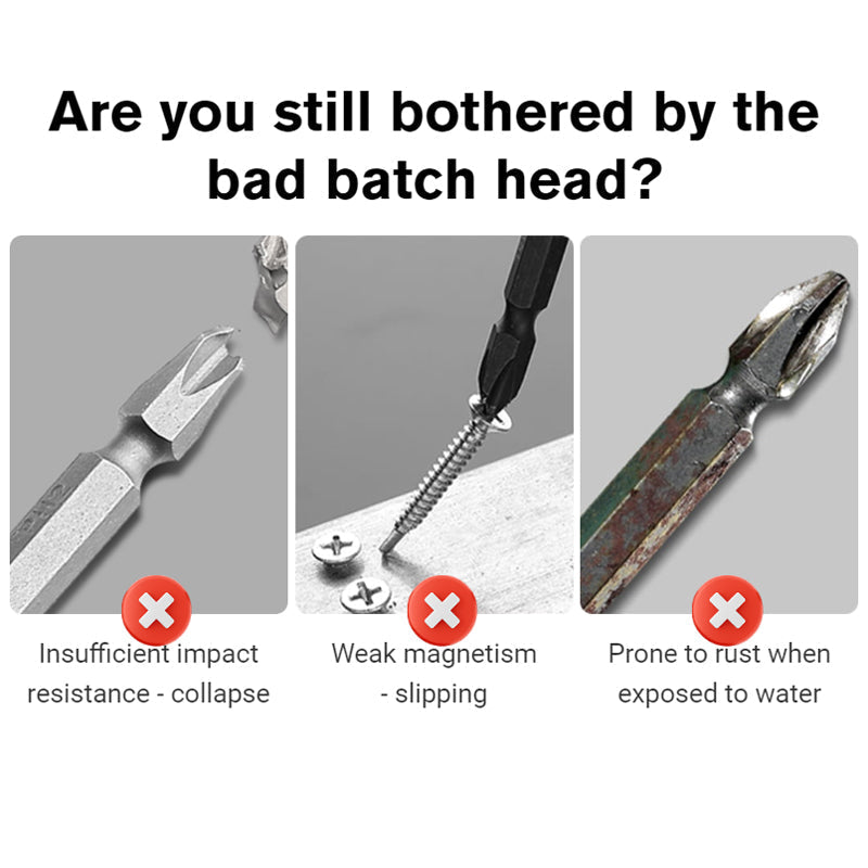 D1 Anti-Slip and Shockproof Bits with Phillips Screwdriver Bits | Kalsten
