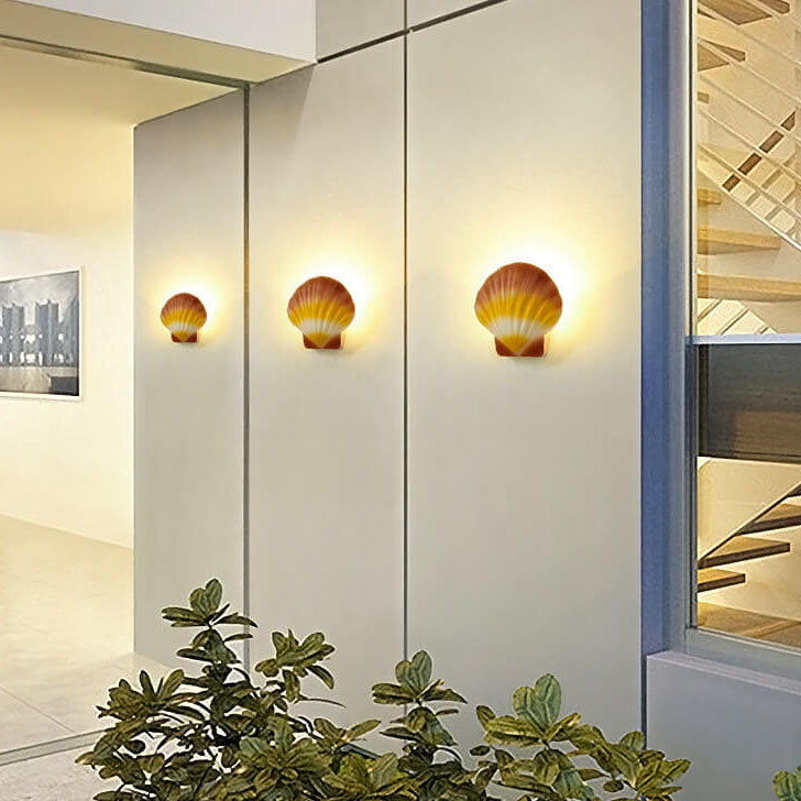 Outdoor Creative Shell Design Aluminum LED Waterproof Wall Sconce Lamp | Kalsten
