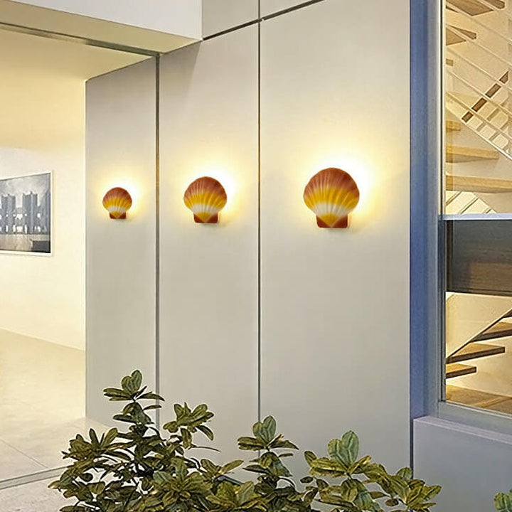 Outdoor Creative Shell Design Aluminum LED Waterproof Wall Sconce Lamp | Kalsten