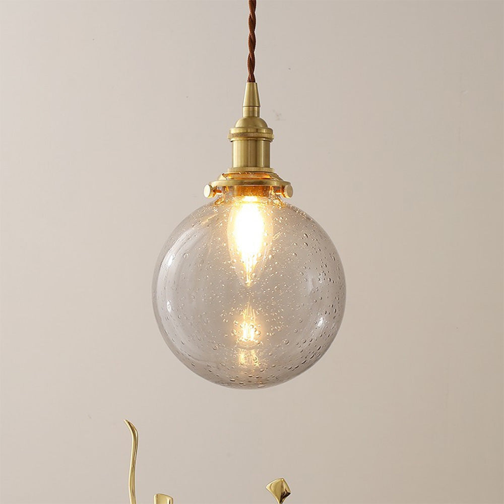 Glass Living Room Small Globe Pendant Light | Kalsten