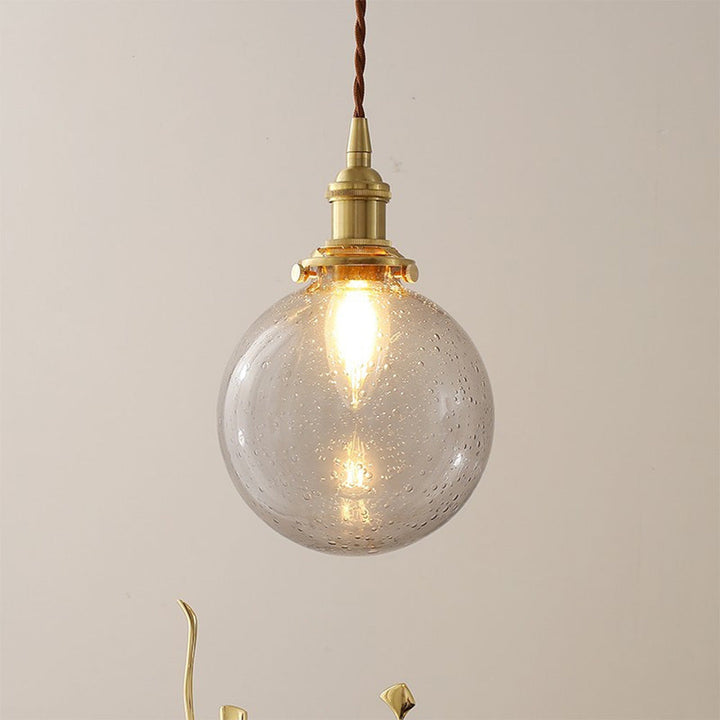 Glass Living Room Small Globe Pendant Light | Kalsten