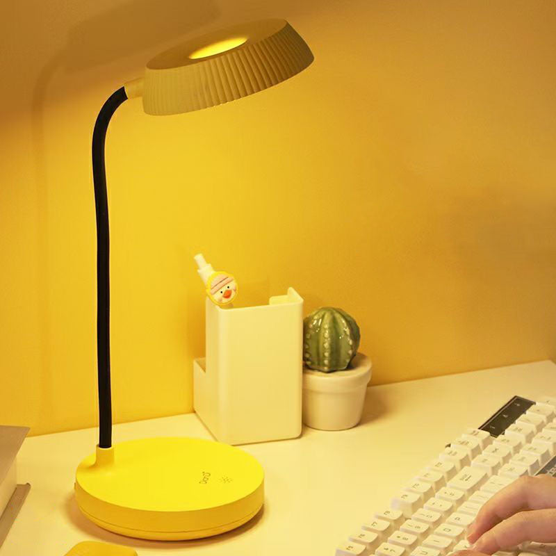 LumaPlate Minimalist LED Table Lamp | USB Charging | Eye Protection | Touch Control | Modern Design | Kalsten