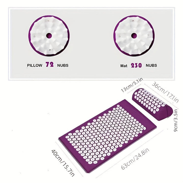 Ultimate acupuncture massage mats and pillow set Kalsten