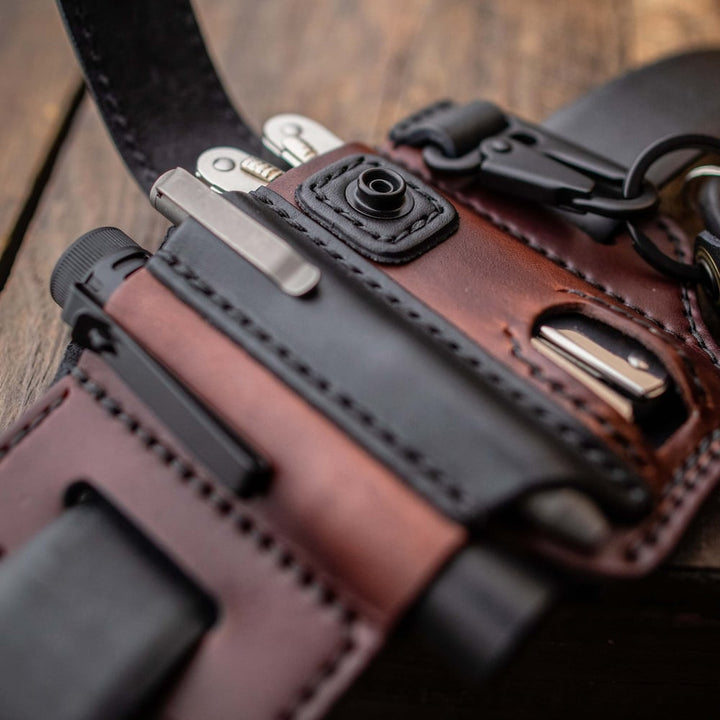 Kalsten | Cowhide Multitool Belt Pouch — Sturdy Holder for Tactical Equipment