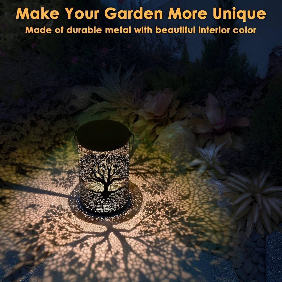 SolarArt Lantern - Luxury Metal Art Decoration Solar Outdoor Lantern | Kalsten