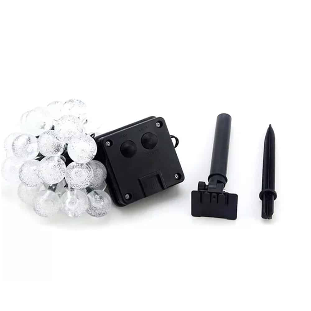 Solar string lights with ball lights - 5M-20 LED / 7M-50 LED / 12M-100 LED | Kalsten
