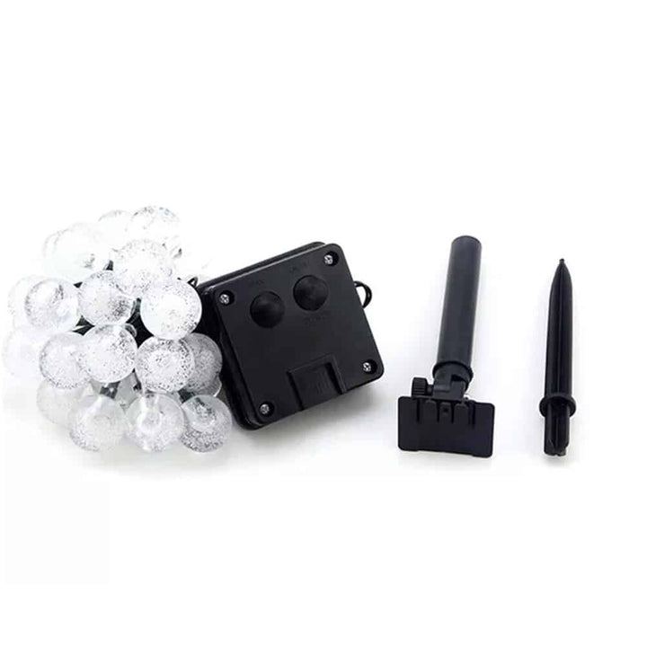 Solar string lights with ball lights - 5M-20 LED / 7M-50 LED / 12M-100 LED | Kalsten