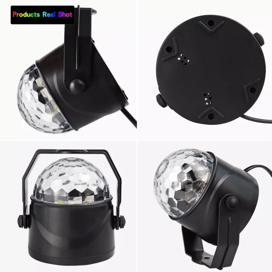 Rotating LED disco ball with remote control | Kalsten