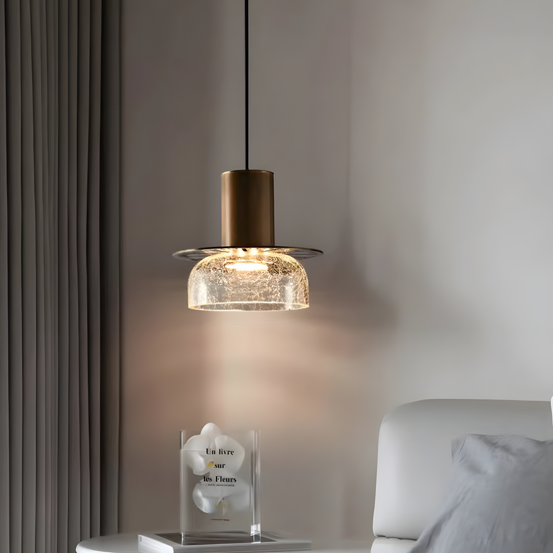 Modern Glass Double Head Pendant Light | Kalsten