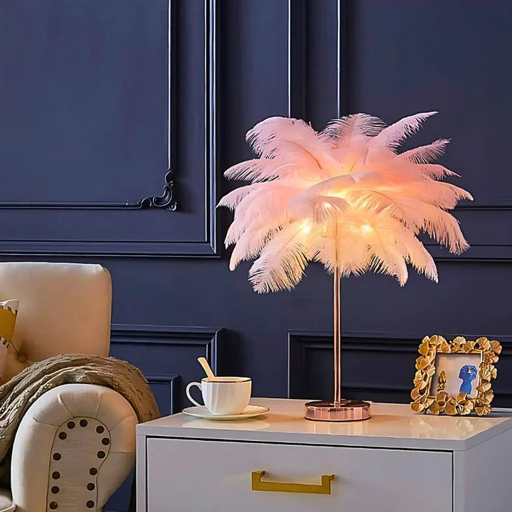 Atmospheric Feather Palm Tree Lamp - LumaPalm | Kalsten