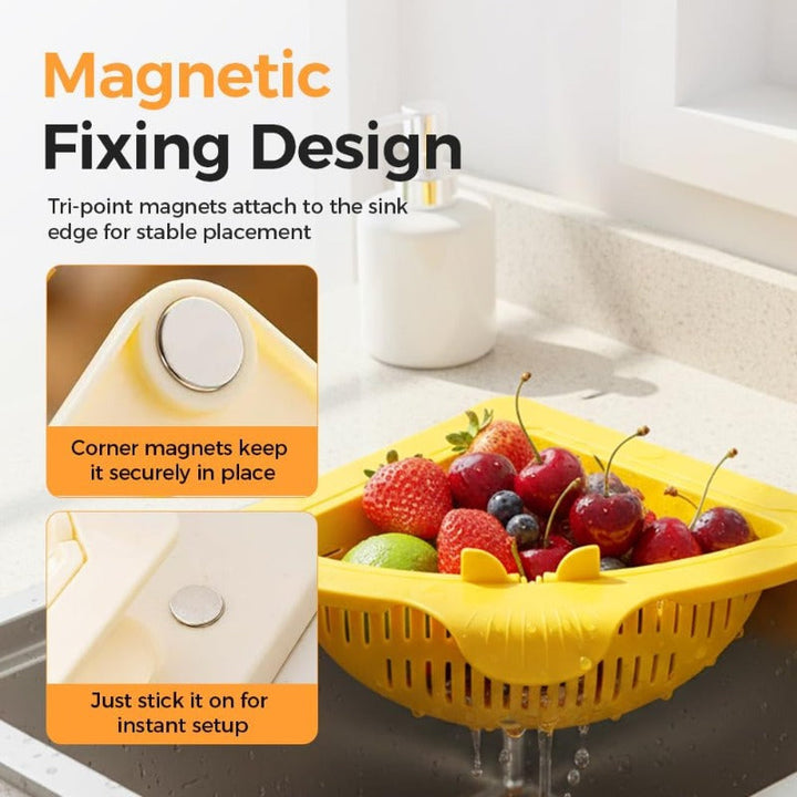Kalsten | Magnetic Sink Corner Strainer