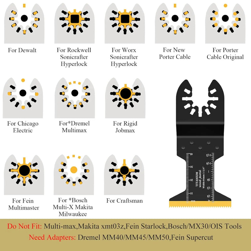 Oscillation blades set made of high-carbon steel | Kalsten