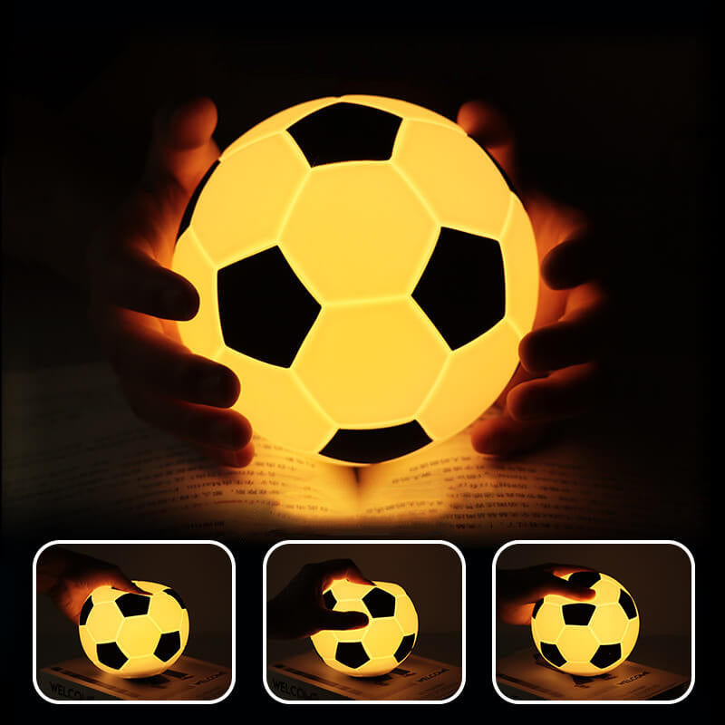 Creative Soccer Silicone LED Night Light USB Charging Table Lamp | Kalsten