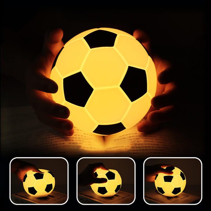 Creative Soccer Silicone LED Night Light USB Charging Table Lamp | Kalsten