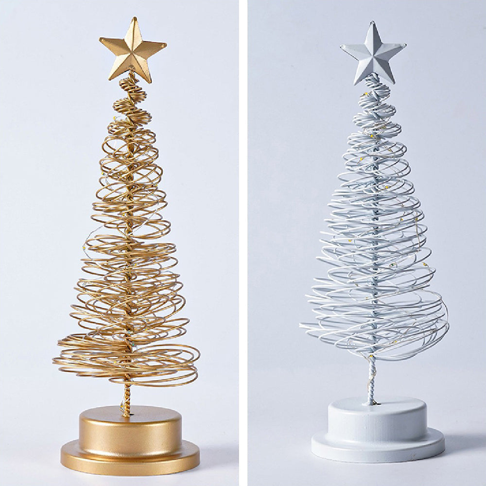 Table Lamp with LED Lights and Metal Tree | Kalsten