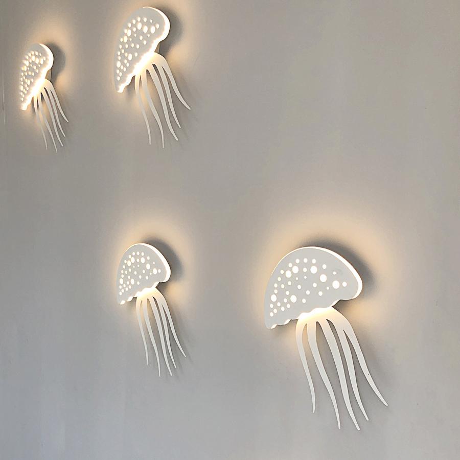Modern creative 1-Light LED Jellyfish Wall Light | Kalsten