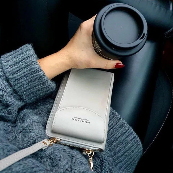 First-class phone case/shoulder bag with zipper | Kalsten