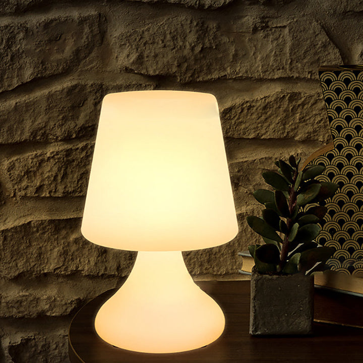 Modern Minimalist PE Cup Shape USB LED Table Lamp Night Light For Outdoor Patio | Kalsten