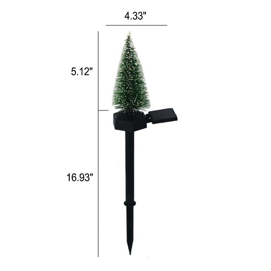 Modern Solar Christmas Tree Ground Insert Lawn Decoration Landscape Light | Kalsten