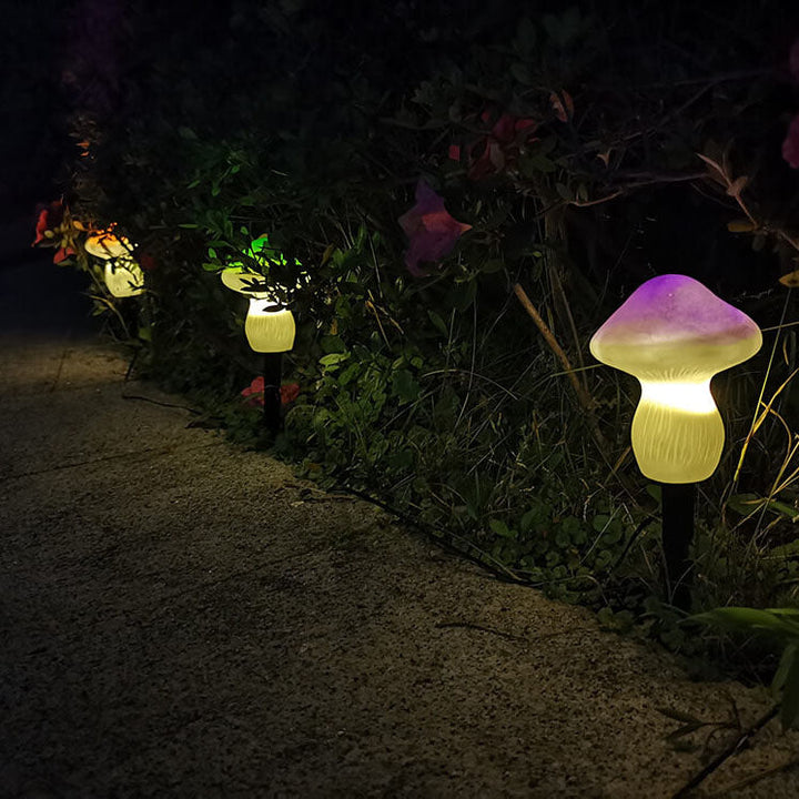 Solar Outdoor Mushroom Shape LED Garden Lawn Ground Insert Landscape Light | Kalsten