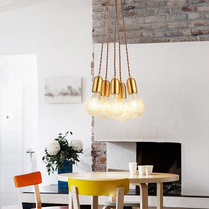 Modern LED Glass Pendant Lights For Living Room | Kalsten