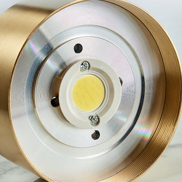 Flush Mount Ceiling Light Copper 4.72 in Built-In LED Modern Hallway Living Room Bedroom Lighting | Kalsten