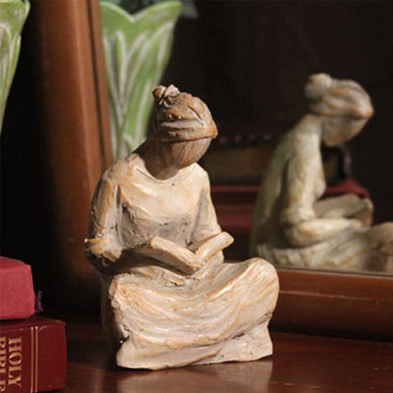 Kalsten | Sweet Hour of Prayer, beautiful hand-cast inspiring sculpture of a praying woman