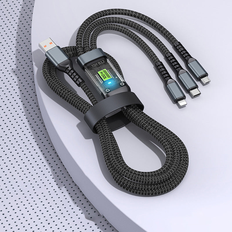 Super fast charging 3-in-1 data cable