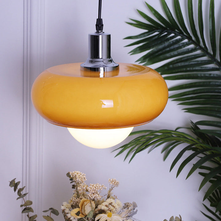 Bauhaus Dome Coffee Glass Pendant Light | Kalsten