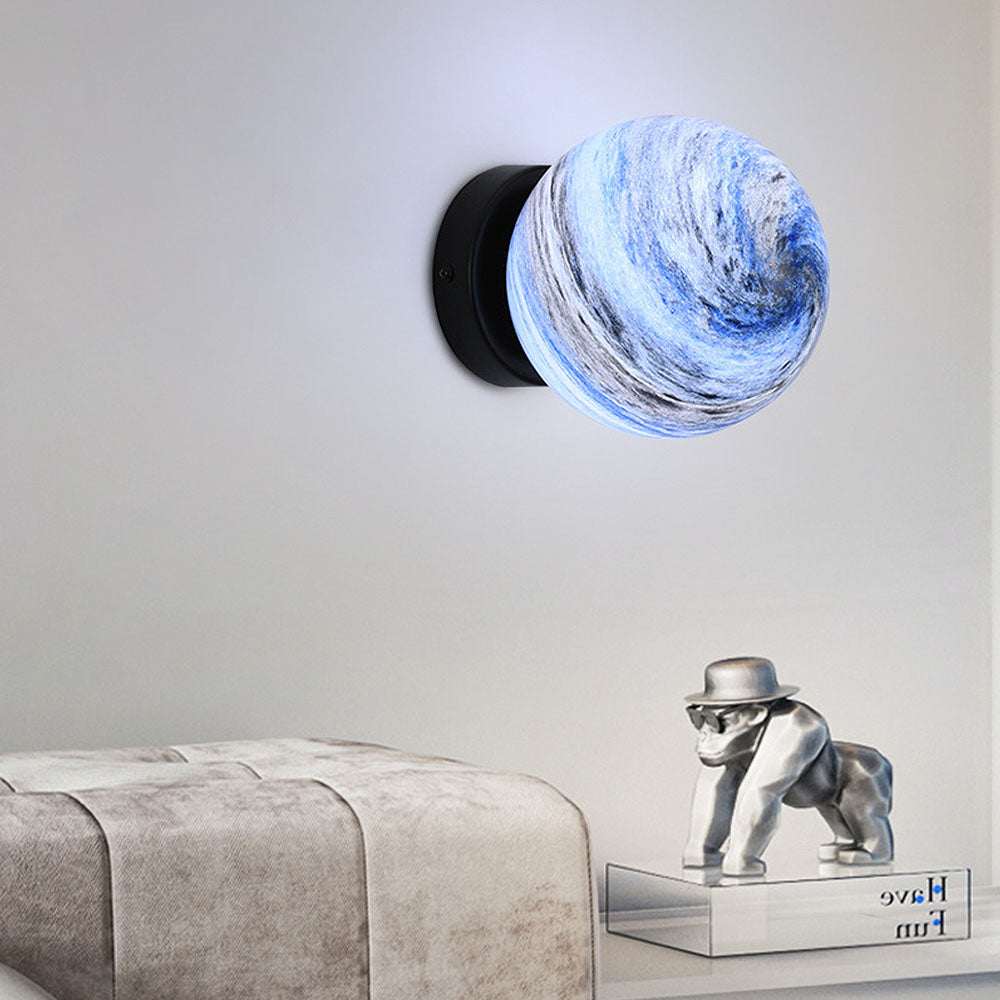 Modern Glass Globe Ceiling Light Kalsten