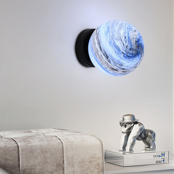 Modern Glass Globe Ceiling Light Kalsten