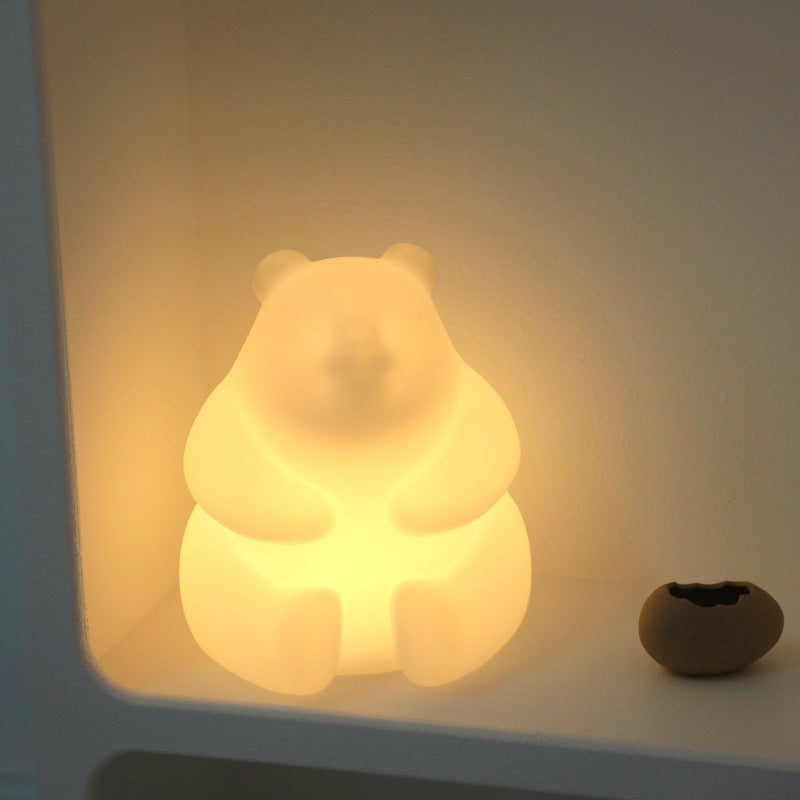 Contemporary Creative Bear PE LED Table Lamp for the Living Room | Kalsten