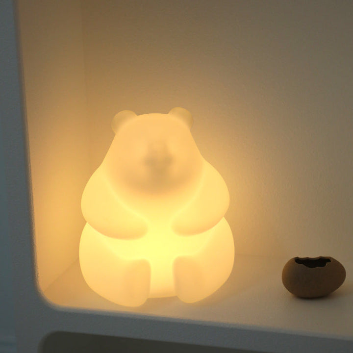 Contemporary Creative Bear PE LED Table Lamp for the Living Room | Kalsten