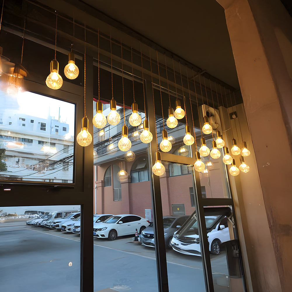 Modern LED Glass Pendant Lights For Living Room | Kalsten