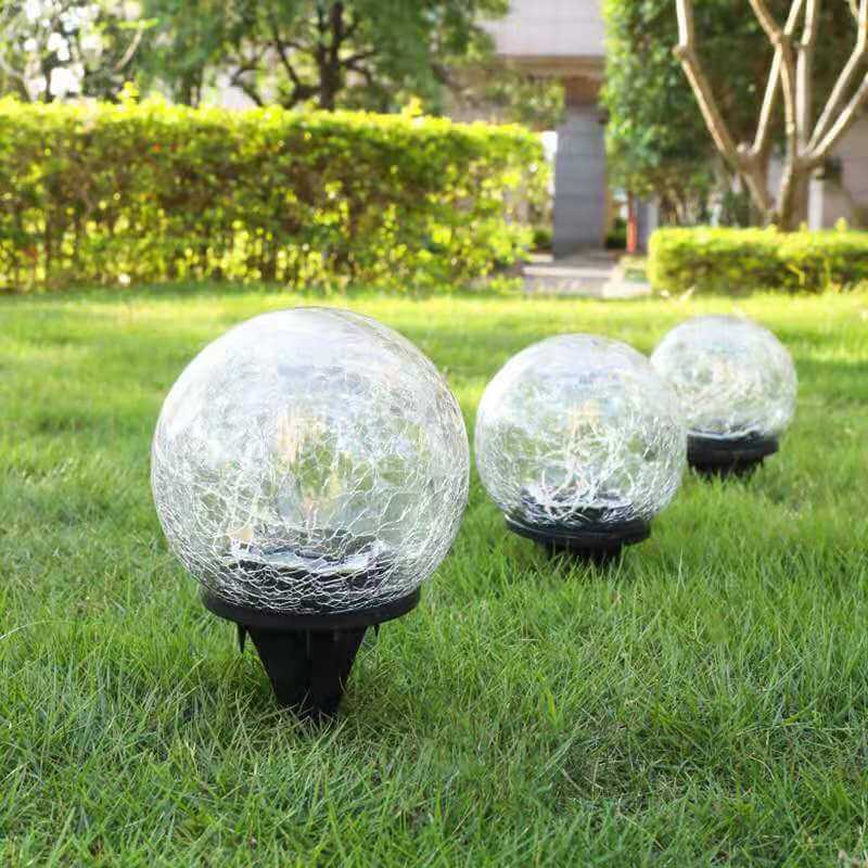 Solar Modern Minimalist Glass Floor Decoration LED Outdoor Landscape Light | Kalsten