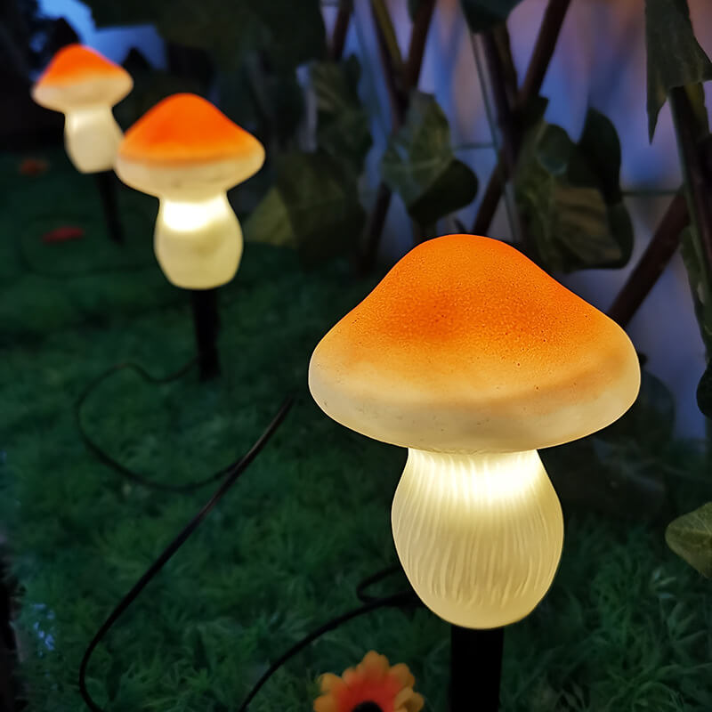 Solar Outdoor Mushroom Shape LED Garden Lawn Ground Insert Landscape Light | Kalsten