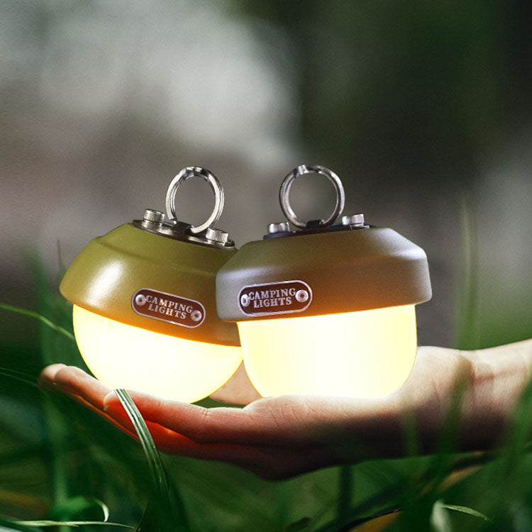 Contemporary Creative Waterproof Orb Metal PC LED Camping Outdoor Light For Outdoor Patio | Kalsten