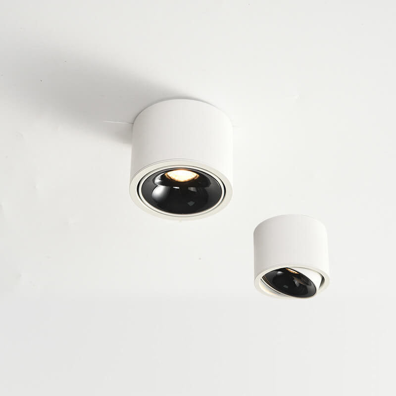 Flush Mount Ceiling Light Aluminum 3.7 in Small 12W Modern Hallway Bedroom Living Room LED Fixture | Kalsten
