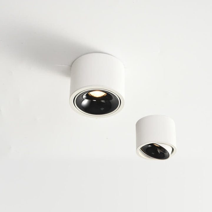 Flush Mount Ceiling Light Aluminum 3.7 in Small 12W Modern Hallway Bedroom Living Room LED Fixture | Kalsten